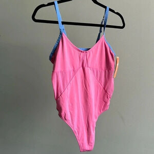 NEW Colsie Bodysuit Pink | Pink Mesh Bodysuit | Pink Bodysuit | Bodysuit | Pink